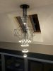 King Home Flusso 43 Geometrikus Függőlámpa Fekete LED