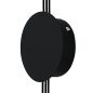 King Home Flusso Wall 6 LED Fali Lámpa Fekete