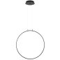 King Home Circulo 100 LED Függőlámpa Fém Fekete Minimál