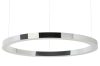 King Home Ring 100 LED Függőlámpa Polírozott Rozsdamentes Acél Ezüst
