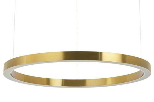 King Home Ring 100 LED Függőlámpa Arany Rozsdamentes Acél