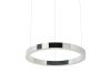 King Home Ring 40 LED Polírozott Acél Függőlámpa Ezüst