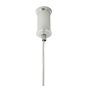 King Home Ring 40 LED Polírozott Acél Függőlámpa Ezüst