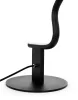 King Home Face Table LED Asztali Lámpa Fekete Minimalista