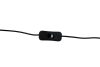 King Home Face Table LED Asztali Lámpa Fekete Minimalista