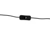 King Home Face Table LED Asztali Lámpa Fekete Minimalista