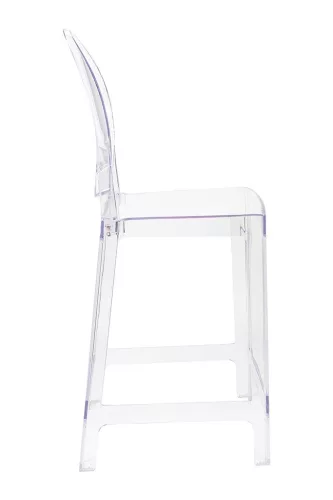 King Home Victoria Átlátszó Polikarbonát Bárszék 65 cm