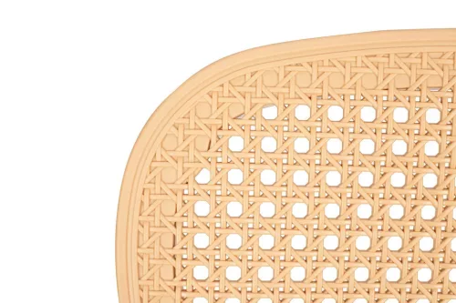 King Home Wicky Polipropilén Bárszék Rattan Hatású Fehér