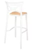 King Home Country Rattan Bárszék Fehér