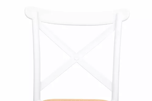 King Home Country Rattan Bárszék Fehér