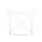 King Home Country Rattan Bárszék Fehér