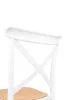 King Home Country Rattan Bárszék Fehér