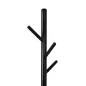 King Home Stick Álló Bükkfa Fogas Fekete