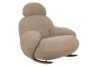 King Home Plush Teddy Hintaszék Sötét Bézs