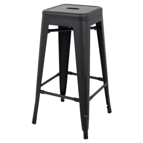 King Home Tower 76 Fém Bárszék Fekete