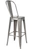 King Home Tower Big Back Fém Bárszék 76