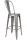 King Home Tower Big Back Fém Bárszék 76