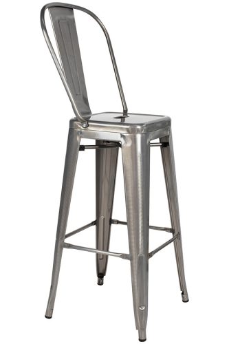 King Home Tower Big Back Fém Bárszék 76