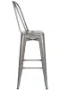 King Home Tower Big Back Fém Bárszék 76