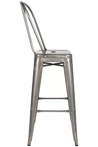 King Home Tower Big Back Fém Bárszék 76