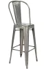 King Home Tower Big Back Fém Bárszék 76