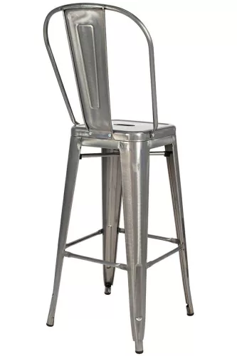 King Home Tower Big Back Fém Bárszék 76