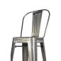 King Home Tower Big Back Fém Bárszék 76