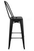 King Home Tower Big Back Bárszék Fém Fekete
