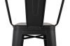 King Home Tower Big Back Bárszék Fém Fekete