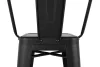 King Home Tower Big Back Bárszék Fém Fekete