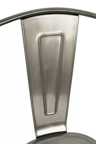 King Home Tower Big Back Fém Bárszék Ezüst