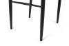 King Home Wishbone Metal Szék Természetes Fonott Ülőfelülettel Fekete