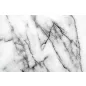 GLAM MARBLE 110 asztal - MDF, arany talpazat
