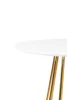 King Home GLAM 60 Bárasztal MDF Fehér Arany Glamour