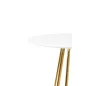 King Home GLAM 60 Bárasztal MDF Fehér Arany Glamour
