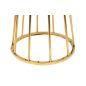 King Home GLAM 60 Bárasztal MDF Fehér Arany Glamour