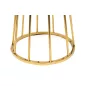King Home GLAM 60 Bárasztal MDF Fehér Arany Glamour