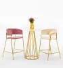 King Home GLAM 60 Bárasztal MDF Fehér Arany Glamour
