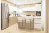 King Home Delta 65 Bárszék Bézs Bársony Arany Vázzal