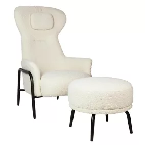 King Home Teddy Grand Fotel Bézs Lábtartóval