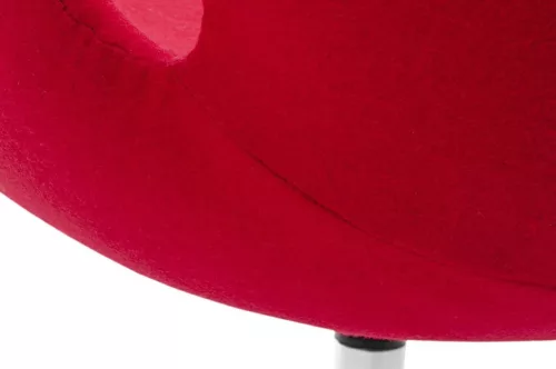 King Home Swan Wool Premium Forgószék Piros Kasmírgyapjú
