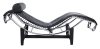 King Home Divano Pihenőszék Valódi Bőr Fekete Ergonomikus