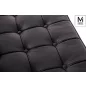 Modesto Design Barcelon Fotel Műbőr Fekete Modern