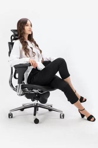 King Home ERGO Ergonomikus Hálós Irodai Szék Fekete