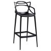 King Home HILO Premium Bárszék Polipropilén Fekete 65cm
