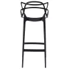 King Home HILO Premium Bárszék Polipropilén Fekete 65cm