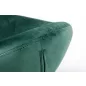   EGG WIDE VELVET lábzsámoly sötétzöld.18 - bársony, acél talpazat