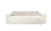 King Home Pillow Kihúzható Kord Kanapé Világos Bézs