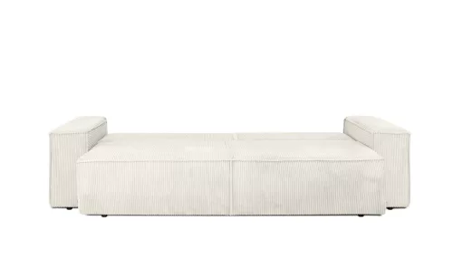 King Home Pillow Kihúzható Kord Kanapé Világos Bézs