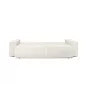 King Home Pillow Kihúzható Kord Kanapé Világos Bézs